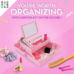 Caboodles On the Go Girl in Pink Shimmer Makeup Bag