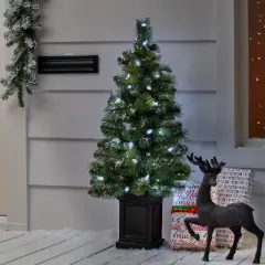 150ct LED C6 Faceted Christmas String Lights Spool with Green Wire - Wondershop&trade;