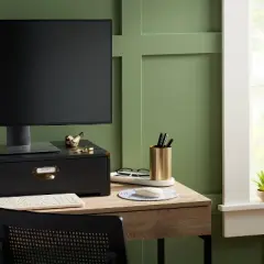 Monitor Stand Black Wood - Threshold&trade;