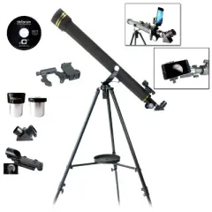 Galileo 800x60 Refracting Telescope - Black
