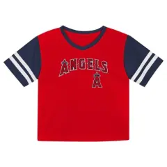 MLB Los Angeles Angels Toddler Boys' Pullover Team Jersey - 4T: Sports Logo Top