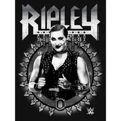 Girl's WWE Ripley Black and White Photo T-Shirt