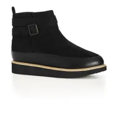 Women's Wide Fit Scarlett Ankle Boot - black | AVENUE