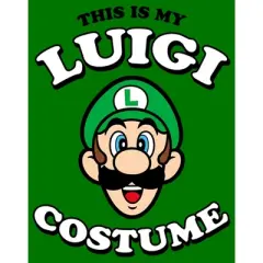 Men's Nintendo This is my Luigi Costume T-Shirt