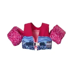 Speedo Girls' Splash Jammer Life Jacket Vest - Berry Beta