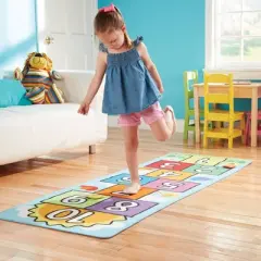 Melissa & Doug Hop and Count Hopscotch Game Rug - 3pc (78.5 x 26.5 inches)