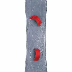 Emsco ESP 107 cm Suprahero Snowboard Starter Board with Adjustable Wrap Bindings Silver 40.5'' - Silver