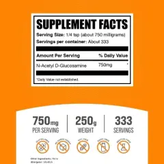 BulkSupplements N-Acetyl D-Glucosamine (NAG) Powder