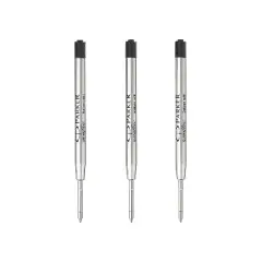 Parker Quinkflow Ballpoint Pen Refill 0.7 mm Medium Point Black Ink 3/Pack (2119151)