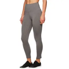 Reebok Womens High Rise Capri Leggings Yoga Pants