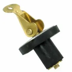 Whitecap S5055C Baitwell Plug 1/2'' - Black & Gold - Boat Equipment - Model S5055C.