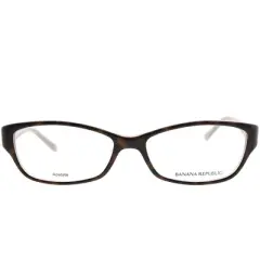 Banana Republic  1K2 Unisex Rectangle Eyeglasses Tortoise Pink 53mm