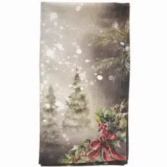 Park Designs Snow Globe Reindeer Napkin Set Of 4