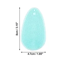 Unique Bargains Soft Plastic Silicone Cleansing Brush Set 3 Pcs