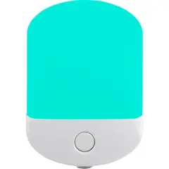 Energizer Color Changing LED Light Sensing Night Light: Plug-In Nightlight for Kids', Electric Wall Plug, 0.5W LED