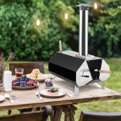 Costway Outdoor Pizza Oven Machine 12'' Pizza  Grill Maker&nbsp;Portable&nbsp;with  Foldable legs