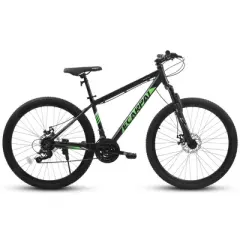 NAYSAYE Bicycle 27 Inch Mountain Bike 21 Speed with Suspension Fork and Disc Brakes for Men and Women, Black, 53.54"*7.68"*28.35"