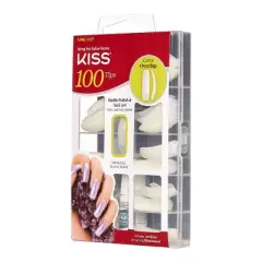 KISS Products Full-Cover Press-On Fake Nails Kit - Curve Overlap - 2pk/100ct Each
