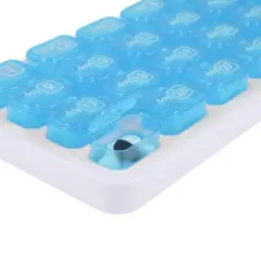 Unique Bargains 31 Grids Keyboard Style Pill Case 1 Pc