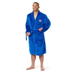 NFL New York Giants L/XL Silk Touch Bathrobe 26 x 47 Inches