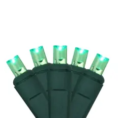 Northlight Net Style LED Tree Trunk Wrap Christmas Lights - 2' x 8' - Green - Brown Wire