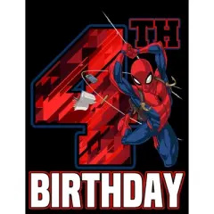 Boy's Marvel 4th Birthday Spidey T-Shirt