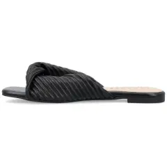 Journee Collection Womens Emalynn Tru Comfort Foam Slip On Slide Flat Sandals
