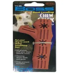 Boss Pet Brown Rubber Chew Stick Dog Toy Small 1 pk