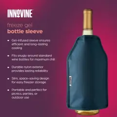 Innovine Freeze Gel Bottle Sleeve, Portable Cooler