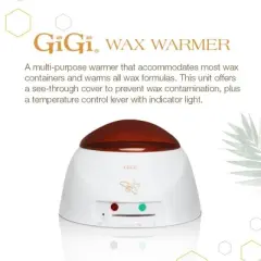 GIGI 14 ounce, The Original WAX WARMER, Multi-Purpose Hair Removal Multi-Formula Wax Warmer - Adjustable Temperature Control, 14 oz.