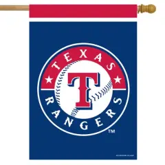 Briarwood Lane Texas Rangers House Flag MLB Licensed 28" x 40"