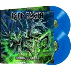 Iced Earth - Bang Your Head - Blue (Colored Vinyl Blue Gatefold LP Jacket)