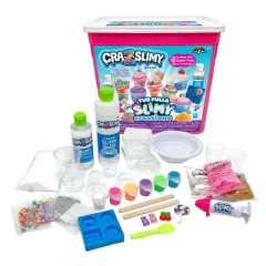 Cra-Z-Slimy Tub Fulla Fun Slimes and Putties: 37 Pieces of Creativity Net Weight 32