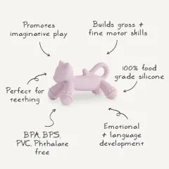 Mushie Cat Figurine Teether