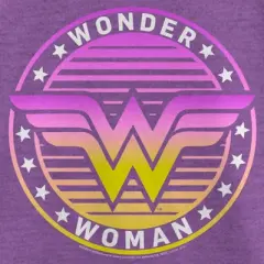 Girl's Wonder Woman Ombre Logo T-Shirt