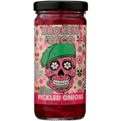 Broken Taco Lime Pickled Onions - Case of 6 - 8 oz.