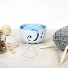 Pavilion Gift Company - Hoarding - 3.5" Ceramic Yarn Bowl - Dining Bowls