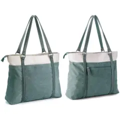 Women's Work Bag with Laptop Compartment Zipper Pockets Teacher Totes Purse
