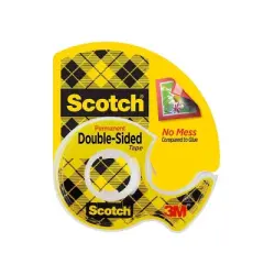 Scotch Permanent Double-Sided Tape .5" x 450"