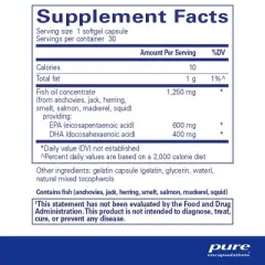 Pure Encapsulations O.N.E. Omega - Fish Oil Supplement for Heart Health, Joints, Skin, Eyes, and Cognition