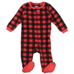 Leveret Footed Sleeper Fleece Christmas Pajamas