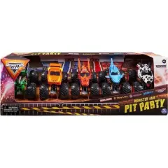 Monster Jam, Official Pit Party 5-Pack of 1:64 Scale Monster Truck
