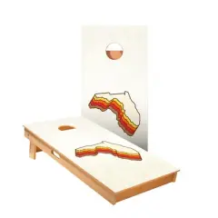 Skips Garage Retro Florida Cornhole Boards - ACA Star Series