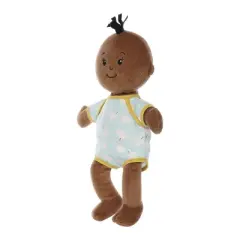 The Manhattan Toy Company Wee Baby Stella  Brown Hair Bassinette Box