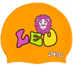 Sporti Groovy Zodiac Leo Silicone Swim Cap