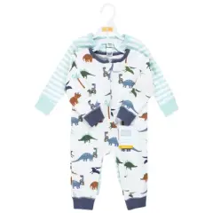 Hudson Baby Cotton Sleep and Play, Beach Dino