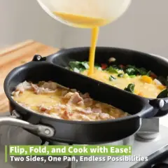 TECHEF Frittata and Omelette Double Sided Pan
