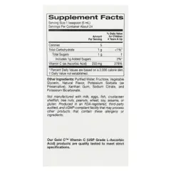 California Gold Nutrition Kids Gold C, Liquid Vitamin C, Tart Orange, 4 fl oz (118 ml)