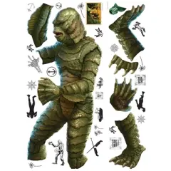 Classic Monsters Creature From the Black Lagoon Giant Peel & Stick Wall Decals - RoomMates