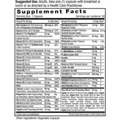 Emerald Labs Men's 45+ 1-Daily Multi - Gluten-Free - 30 Vegetable Capsules